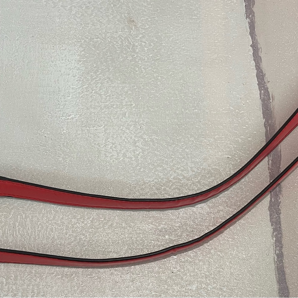 Coach Poppy Coral/Cream crossbody shoulder bag - Picture 10 of 13